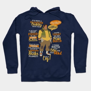 Hunk Quotes Hoodie